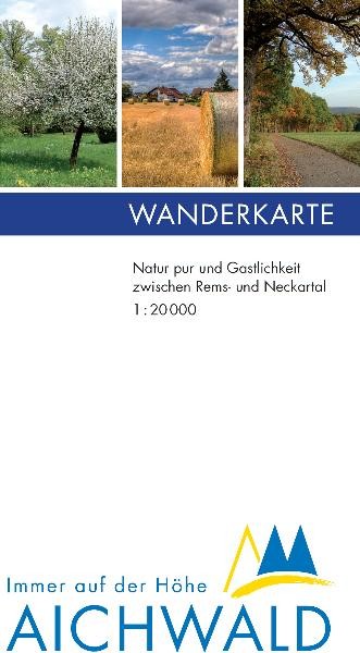 Wanderkarte der Gemeinde Aichwald Wanderkarte der Gemeinde Aichwald