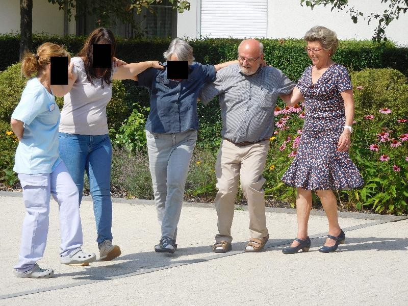 Betreuungsteam im Seniorenheim