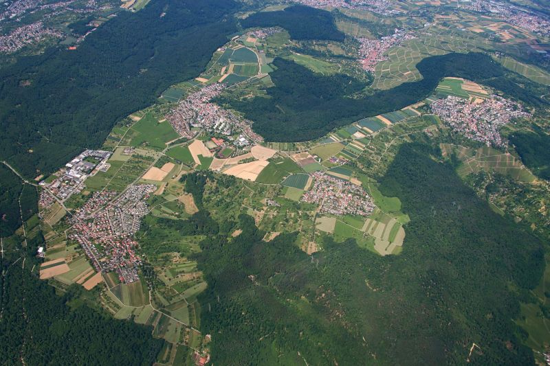 Luftbild von Aichwald